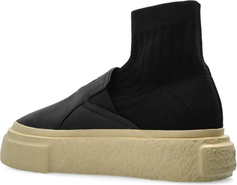 MM6 Maison Margiela Sneakers met sok Black Heren