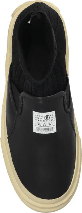 MM6 Maison Margiela Sneakers met sok Black Heren