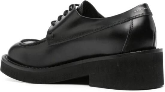 MM6 Maison Margiela Split Toe Lace-Up Plateau Schoenen Black Heren