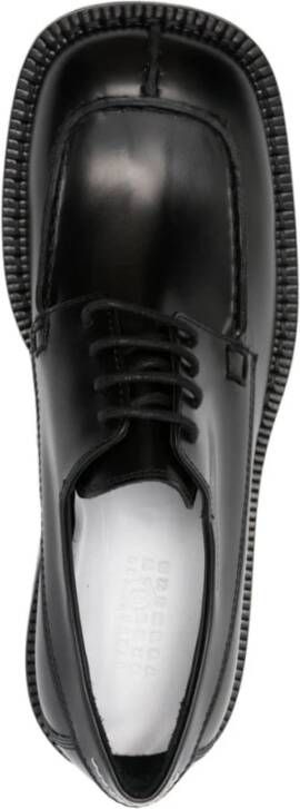 MM6 Maison Margiela Split Toe Lace-Up Plateau Schoenen Black Heren