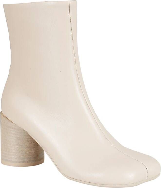 MM6 Maison Margiela Stijlvolle Enkellaars Beige Dames