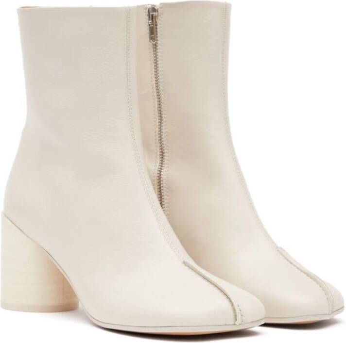 MM6 Maison Margiela Stijlvolle Enkellaars voor Vrouwen White Dames