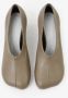 MM6 Maison Margiela Taupe Leren Court Schoen Beige Dames - Thumbnail 2