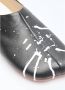 MM6 Maison Margiela Verfspat Leren Pantoffels Black Heren - Thumbnail 2