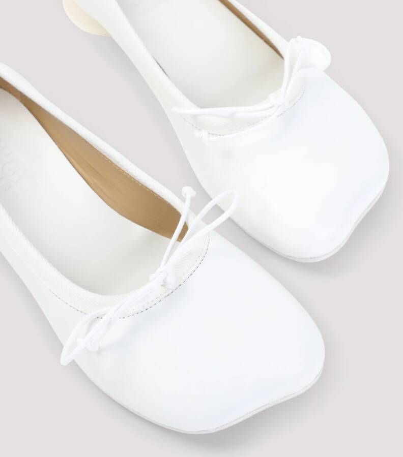 MM6 Maison Margiela Witte Balletschoen White Dames