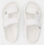 MM6 Maison Margiela Witte Leren Amandel Open-Toe Sandalen Beige Dames - Thumbnail 4