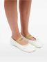 MM6 Maison Margiela Witte platte schoenen vetersluiting eendenteen White Dames - Thumbnail 2