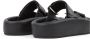 MM6 Maison Margiela Witte Slip-On Plateau Sandalen Black Dames - Thumbnail 4