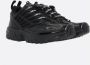 MM6 Maison Margiela Zwarte 3D Mesh Lage Sneakers Black Dames - Thumbnail 2