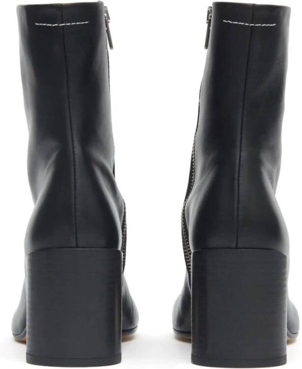 MM6 Maison Margiela Zwarte Enkellaars Black Dames