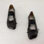 MM6 Maison Margiela Zwarte leren anatomische ballerina's Black Dames - Thumbnail 18