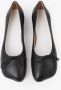 MM6 Maison Margiela Zwarte Leren Ballerina Schoenen Black Dames - Thumbnail 2