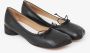 MM6 Maison Margiela Zwarte Leren Ballerina Schoenen Black Dames - Thumbnail 3