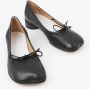 MM6 Maison Margiela Zwarte Leren Ballerina Schoenen Black Dames - Thumbnail 5