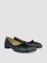 MM6 Maison Margiela Zwarte Leren Ballet Flats met Strik Black Dames - Thumbnail 2