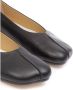 MM6 Maison Margiela Zwarte Leren Handtekening Moc Stiksels Schoenen Black Dames - Thumbnail 6