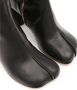 MM6 Maison Margiela Zwarte Leren Hoge Tabi Laarzen Black Dames - Thumbnail 2