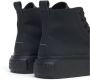 MM6 Maison Margiela Zwarte Leren Sneakers Ronde Neus Black Heren - Thumbnail 12