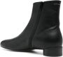 MM6 Maison Margiela Zwarte Leren Zijrits Hakken Black Heren - Thumbnail 2