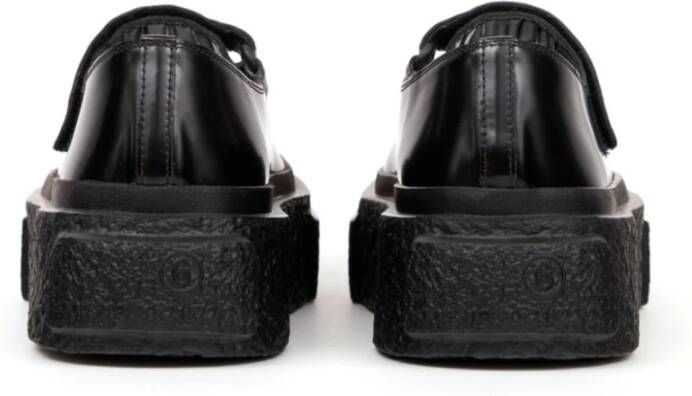 MM6 Maison Margiela Zwarte Nummers Motief Sneakers Black Dames