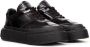 MM6 Maison Margiela Zwarte Patentleren Sneakers Black Heren - Thumbnail 4