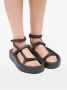 MM6 Maison Margiela Zwarte Plateau Sandaal Black Dames - Thumbnail 2