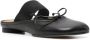 MM6 Maison Margiela Nappa Leren Strik Detail Platte Schoenen Black Dames - Thumbnail 2