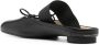 MM6 Maison Margiela Nappa Leren Strik Detail Platte Schoenen Black Dames - Thumbnail 4