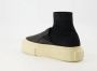 MM6 Maison Margiela Zwarte Sleehak Sok Sneakers Black Dames - Thumbnail 3