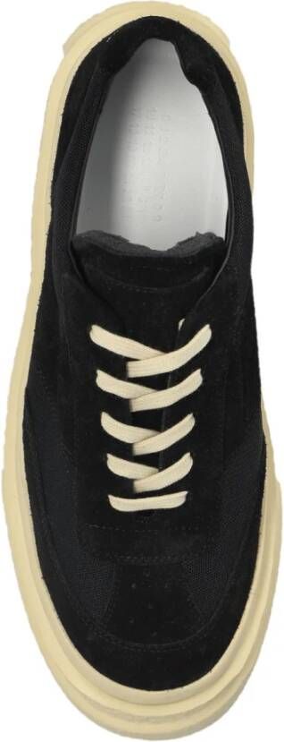 MM6 Maison Margiela Zwarte Sneakers Ss25 Black Heren