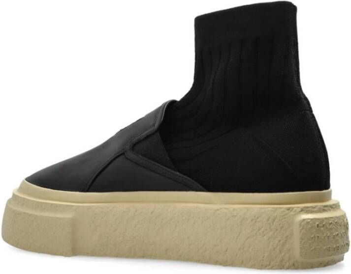 MM6 Maison Margiela Zwarte Sneakers voor een Stijlvolle Look Black Heren