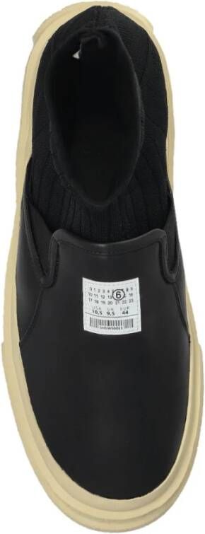 MM6 Maison Margiela Zwarte Sneakers voor een Stijlvolle Look Black Heren