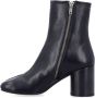 MM6 Maison Margiela Zwarte Tabi Enkellaarzen met Rits Black Dames - Thumbnail 3