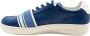 MOA Master OF Arts Blauwe Action Leren Sneakers Md21 M10C Blue Heren - Thumbnail 2