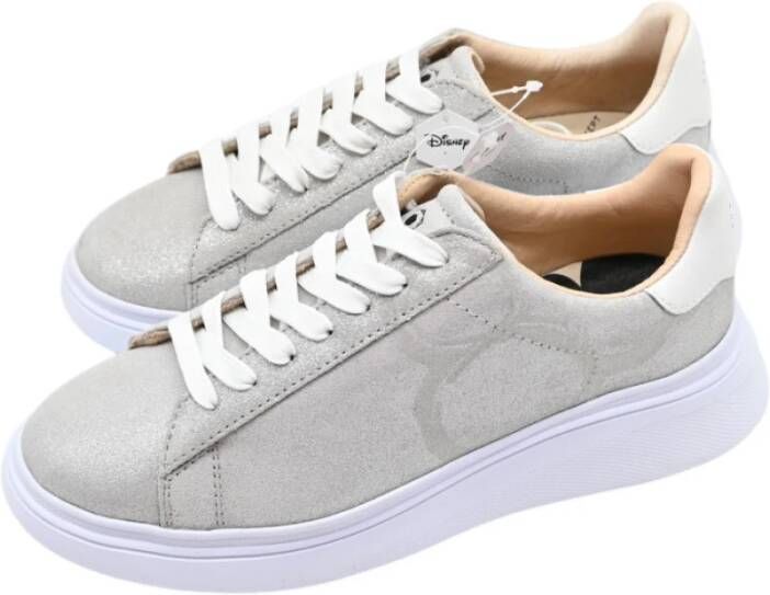 MOA Master OF Arts Zilver Glitter Sneakers Gray Dames