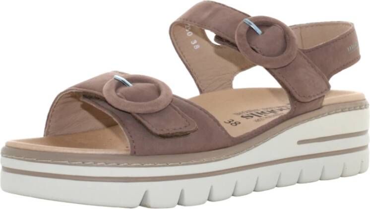 Mobils Stijlvolle Sandalen met Plateauhak Brown Dames