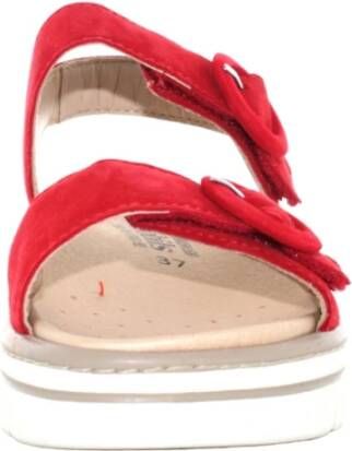 Mobils Stijlvolle Sandalen met Plateauhak Red Dames