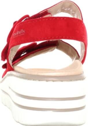 Mobils Stijlvolle Sandalen met Plateauhak Red Dames