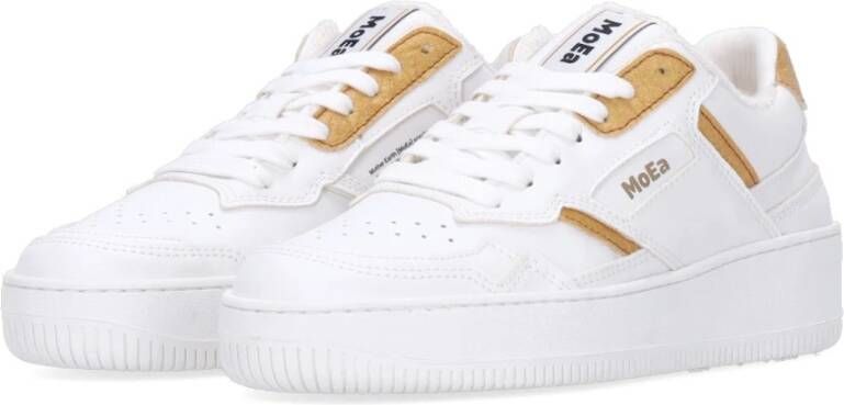 MoEa Ananas Lage Sneaker Bestendig Ademend White Heren