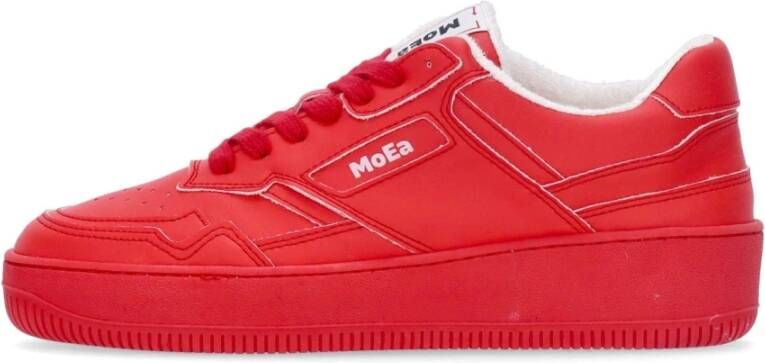 MoEa Appel Rode Sneakers Red Heren