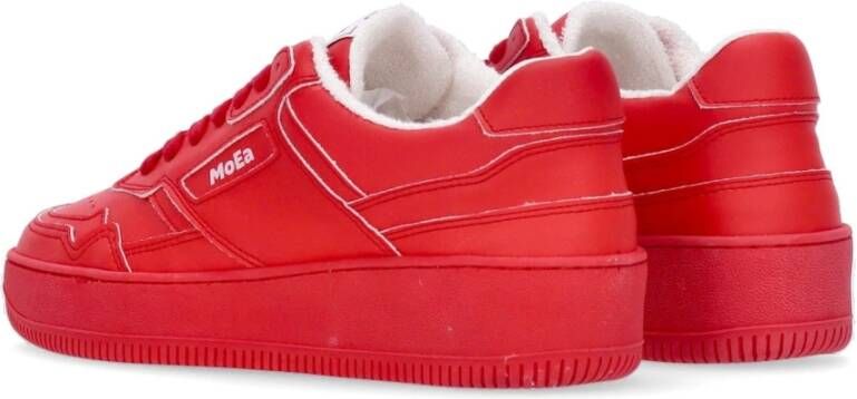 MoEa Appel Rode Sneakers Red Heren