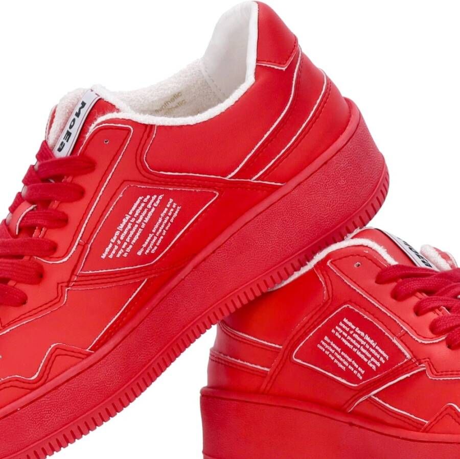 MoEa Appel Rode Sneakers Red Heren