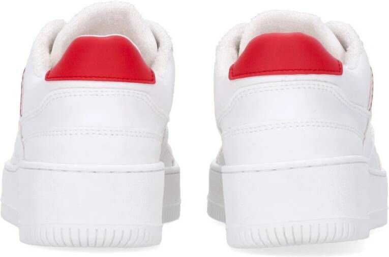 MoEa Eco Lage Appel Sneaker Rood Wit White Heren