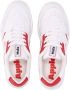 MoEa Eco Lage Appel Sneaker Rood Wit White Heren - Thumbnail 9