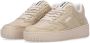 MoEa maïsleer sneakers Beige - Thumbnail 4