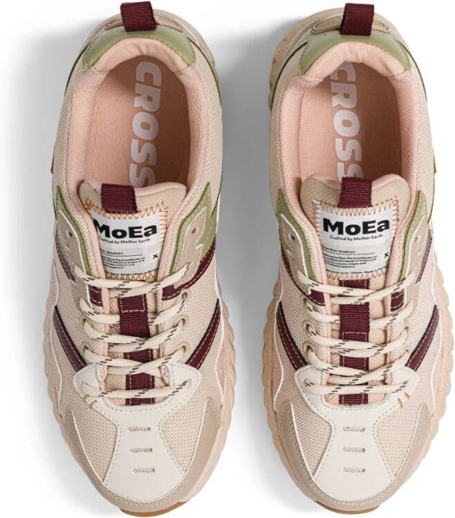 MoEa Vegan Crossover Sneakers Roze Aloe Multicolor Dames