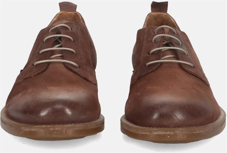 Moma Bruine Suède Handgemaakte Casual Schoen Brown Heren