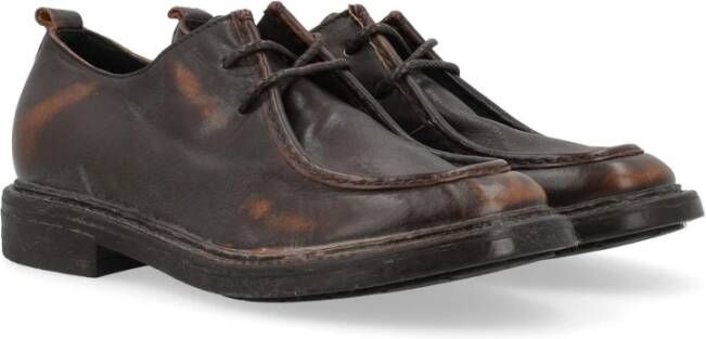 Moma Ebony Heren Veterschoenen Brown Heren