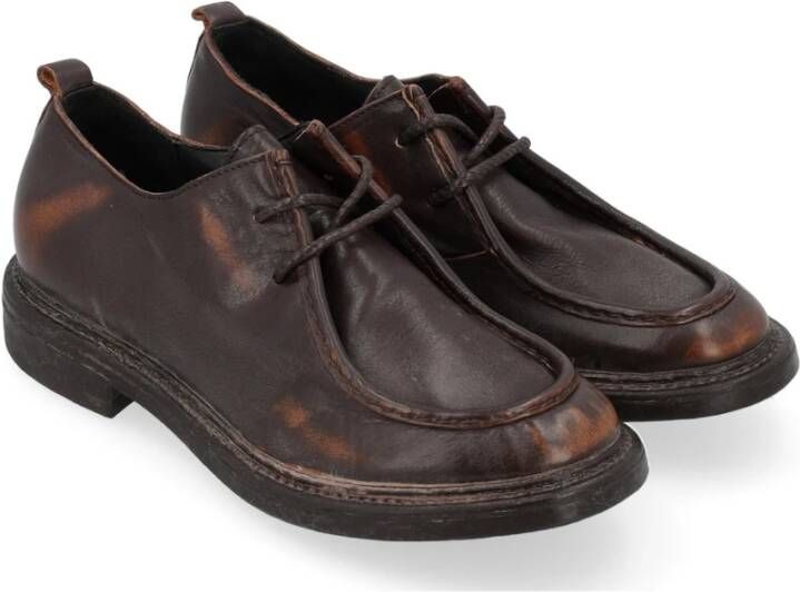 Moma Ebony Heren Veterschoenen Brown Heren