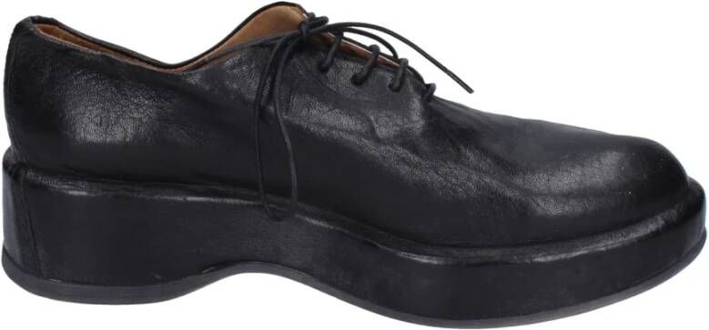 Moma Elegante Leren Damesschoenen Black Dames